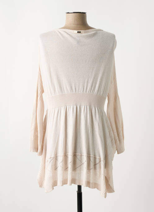 Gilet manches longues rose HIGH femme