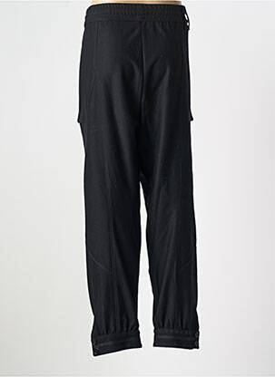 Pantalon droit stretch taille normale noir ICHI femme