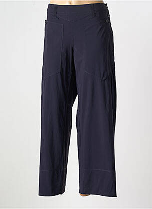 Pantalon droit stretch taille normale bleu HICH USE femme