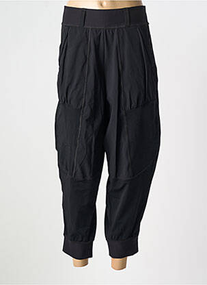 Pantalon droit stretch taille normale noir HICH USE femme