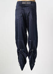 Pantalon droit bleu HICH USE pour femme seconde vue