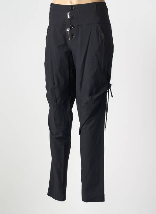Pantalon droit stretch taille normale noir HIGH femme