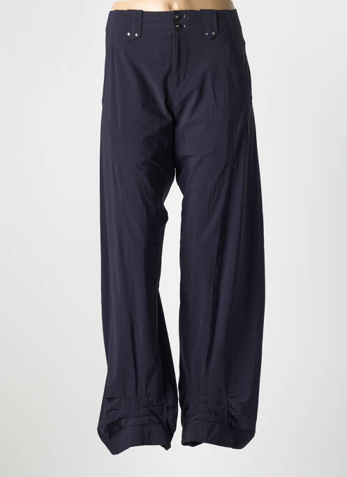 Pantalon droit stretch taille normale bleu HIGH femme