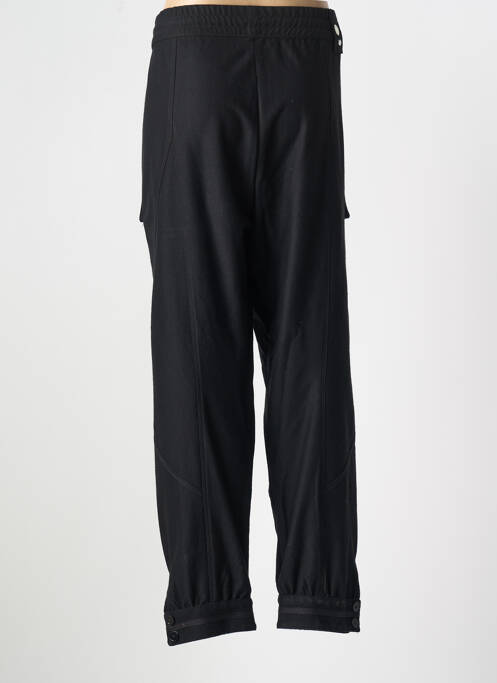 Pantalon droit stretch taille normale noir ICHI femme