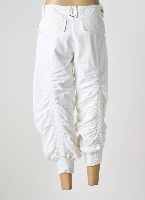 Pantacourt blanc HICH USE femme