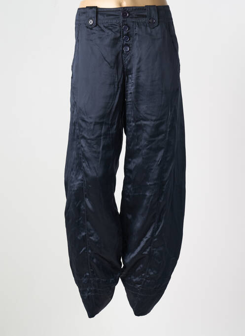 Pantalon droit bleu HICH USE pour femme