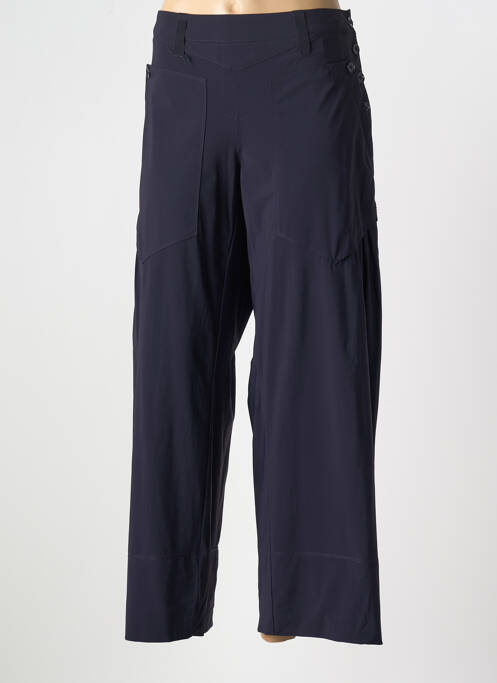 Pantalon droit bleu HICH USE pour femme