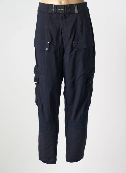 Pantalon droit bleu HIGH pour femme