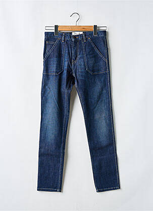 Jeans coupe slim stretch taille normale bleu ACQUAVERDE femme