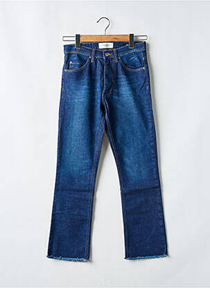 Jeans coupe droite stretch taille normale bleu ACQUAVERDE femme