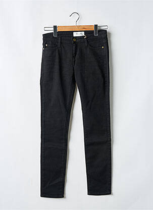 Jeans coupe slim stretch taille normale noir ACQUAVERDE femme