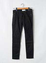 Jeans coupe slim stretch taille normale noir ACQUAVERDE femme