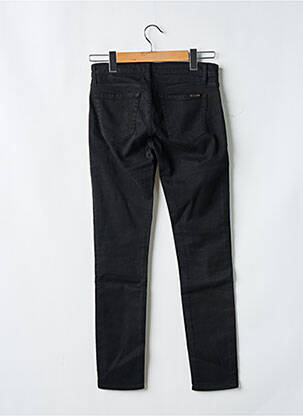 Jeans coupe slim stretch taille normale noir ACQUAVERDE femme