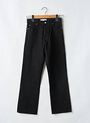 Jeans coupe droite stretch noir ACQUAVERDE femme