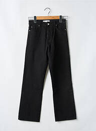 Jeans coupe droite stretch noir ACQUAVERDE femme