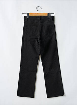 Jeans coupe droite stretch noir ACQUAVERDE femme