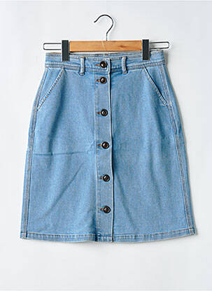 Jupe mi-longue stretch bleu SOEUR femme