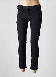Jeans coupe slim taille basse taille basse noir ACQUAVERDE femme