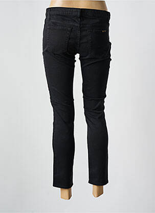 Jeans coupe slim taille basse taille basse noir ACQUAVERDE femme