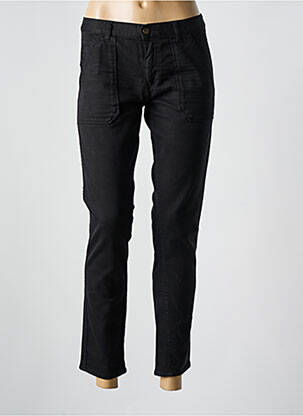 Jeans coupe slim stretch taille normale noir ACQUAVERDE femme