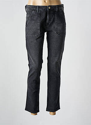Jeans coupe slim stretch taille normale gris ACQUAVERDE femme