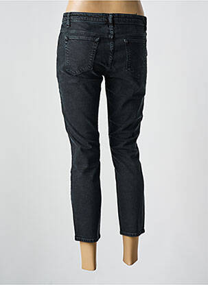 Jeans coupe slim stretch taille normale noir ACQUAVERDE femme
