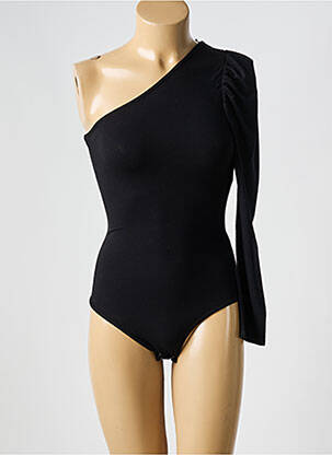 Body manches one shoulder manches longues noir BA&SH femme