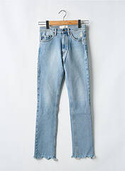 Jeans coupe slim bleu ACQUAVERDE pour femme seconde vue