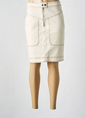 Jupe mi-longue beige SECOND FEMALE pour femme seconde vue