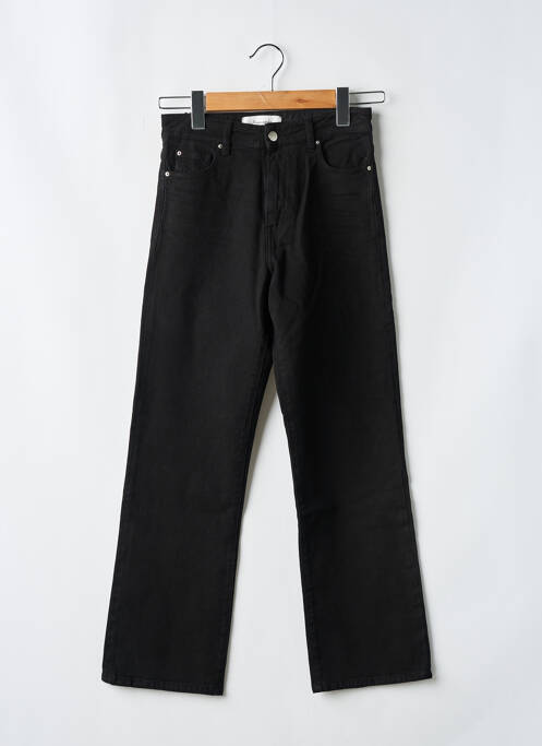 Jeans coupe droite noir ACQUAVERDE pour femme