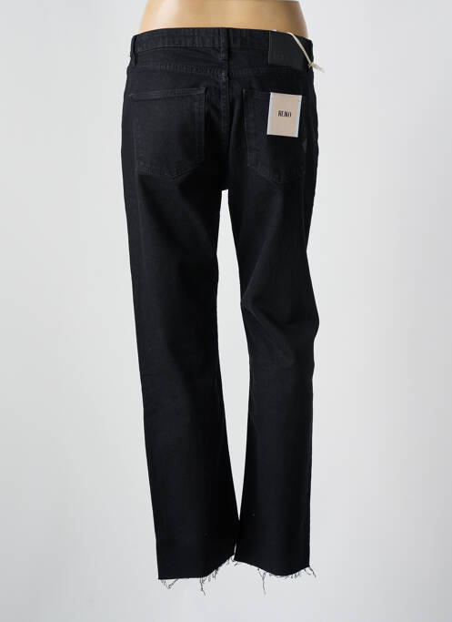 Jeans coupe droite noir REIKO pour femme