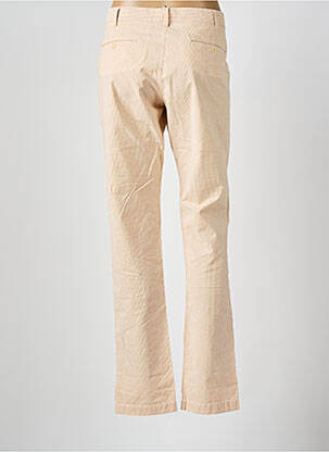 Pantalon chino tissage popeline taille normale beige HARTFORD femme