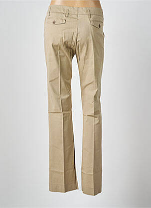 Pantalon chino tissage popeline taille normale beige HARTFORD femme