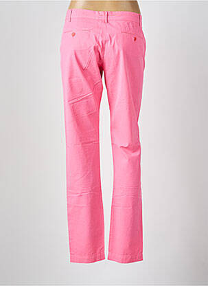 Pantalon chino tissage popeline taille normale rose HARTFORD femme