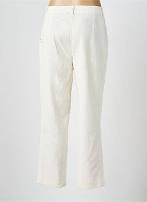 Pantalon droit stretch taille normale beige BELLA JONES femme