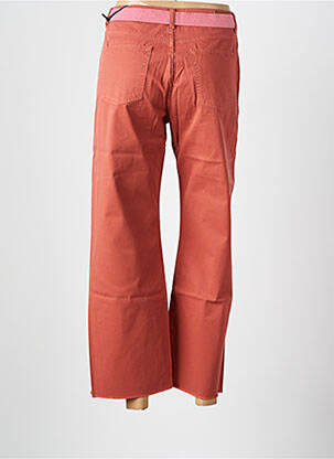Jeans coupe large stretch taille normale orange HOD femme