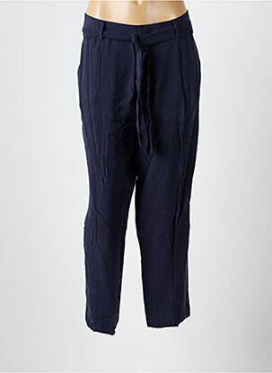 Pantalon droit coupe carotte taille haute bleu ESSENTIEL ANTWERP femme