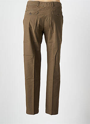Pantalon chino tissage popeline taille normale marron HARTFORD femme