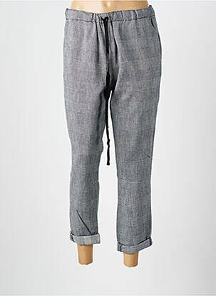 Pantalon chino taille normale taille normale gris LEON & HARPER femme
