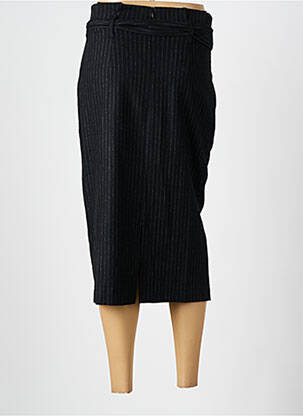 Jupe mi-longue taille haute noir SET femme