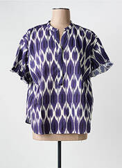 Blouse violet HARTFORD pour femme seconde vue