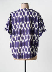 Blouse violet HARTFORD pour femme seconde vue