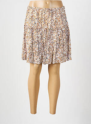 Jupe courte beige SECOND FEMALE pour femme