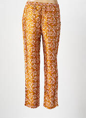 Pantalon droit jaune BELLA JONES pour femme seconde vue