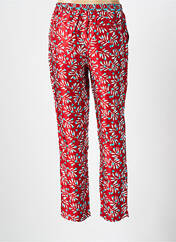 Pantalon droit orange BELLA JONES pour femme seconde vue