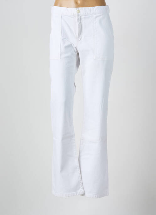 Jeans bootcut taille normale taille normale blanc BENSIMON femme