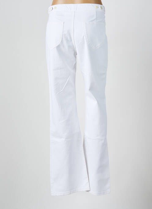 Jeans bootcut taille normale taille normale blanc BENSIMON femme