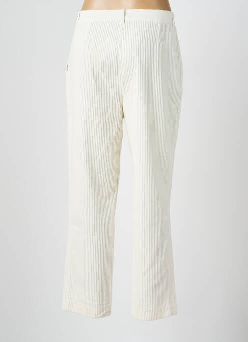Pantalon droit stretch taille normale beige BELLA JONES femme