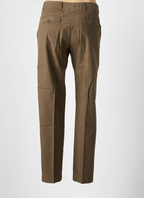 Pantalon chino tissage popeline taille normale marron HARTFORD femme