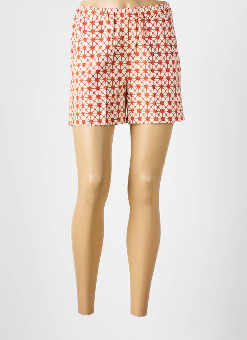 Short taille normale taille normale orange HARTFORD femme